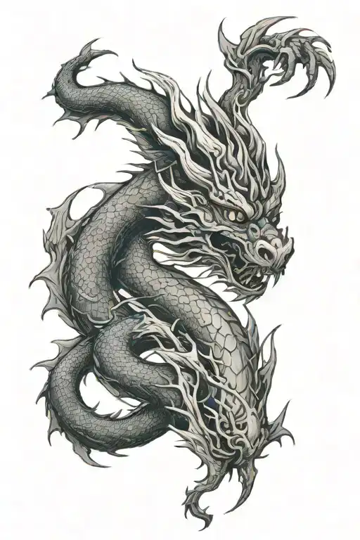 Dragon That Appears From Fire