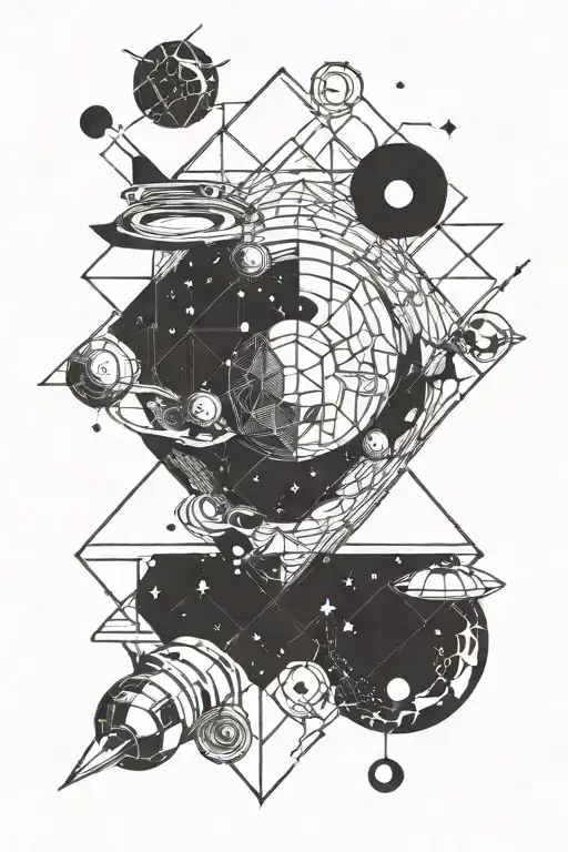 Geometric Space Themed