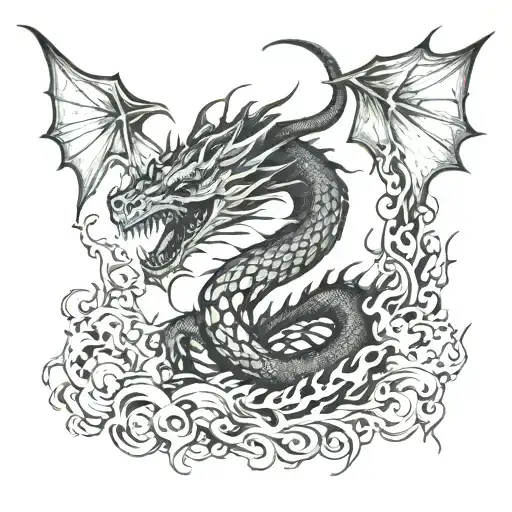 Dragon Breathing Fire