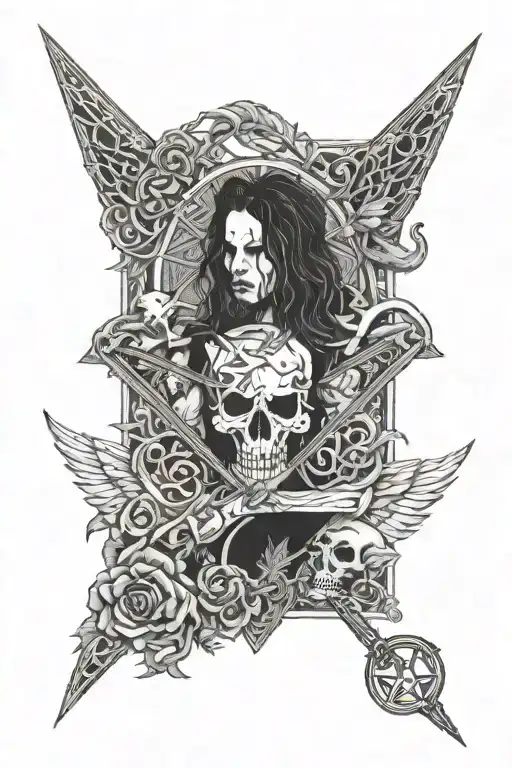 Metallica And Juatice For All Album Photo Frame