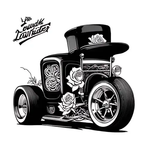 Lowrider With Rose
