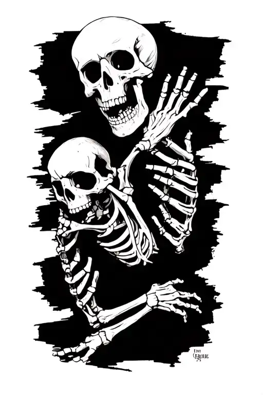 Torn Skin Skeletons Bible Verse