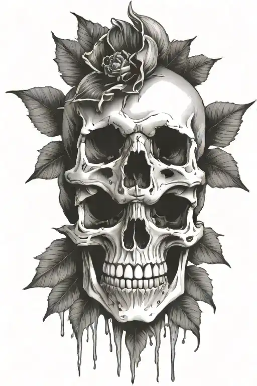 Skull And Bones For A Unique