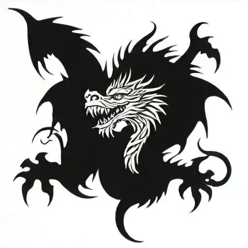 Dragon With Name Written