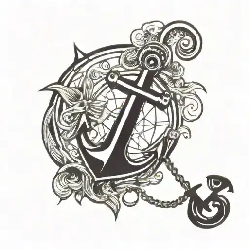Anchor Yin Yang Vicking Band