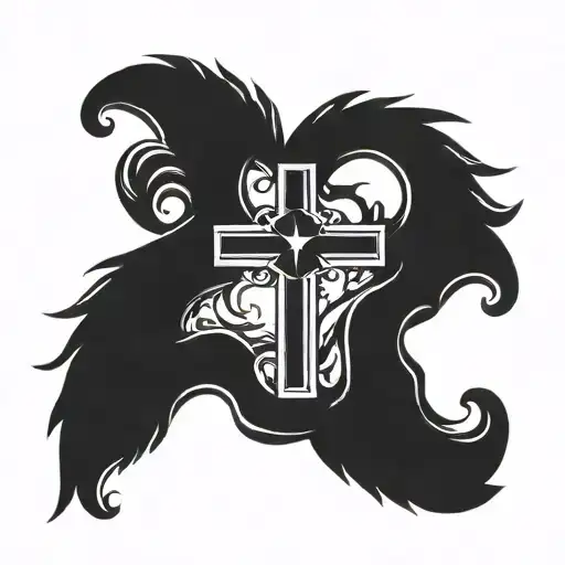 Cross Of Life Rescuer Symbol