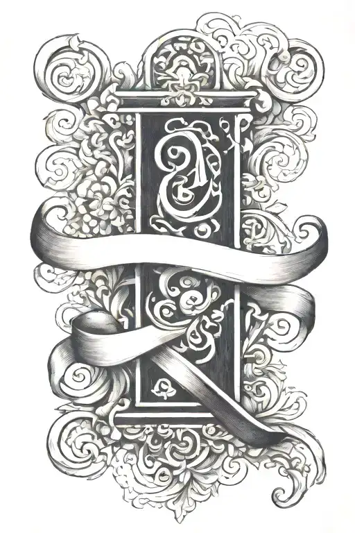 Scroll Letter With Quilpen