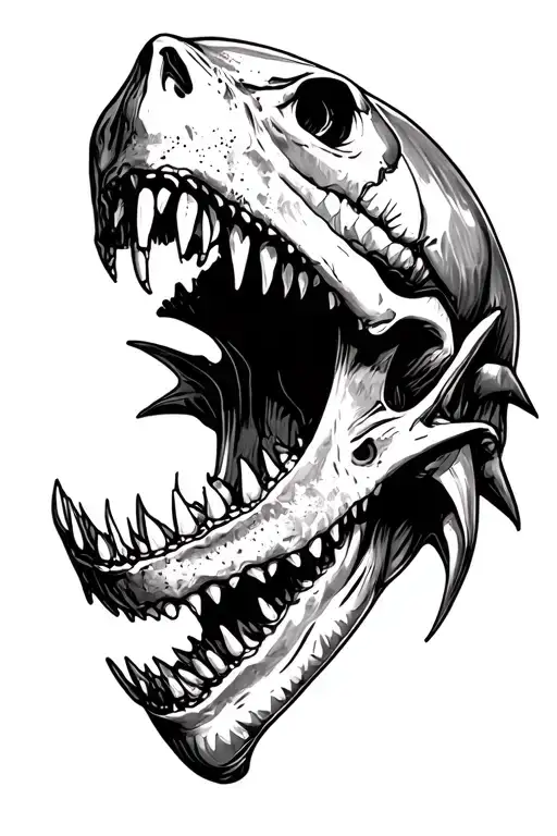 Shark Jaw Skull