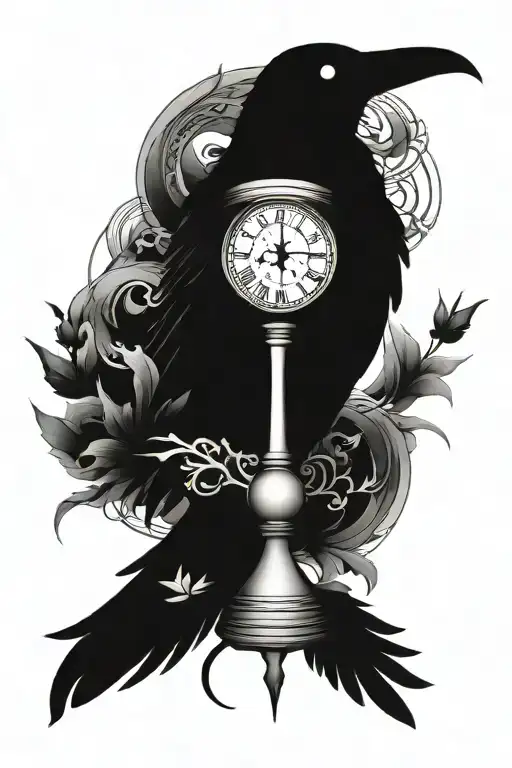Crow And Hourglass