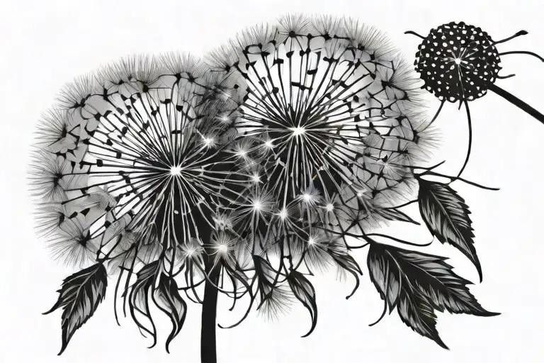 Dandelion Blowing