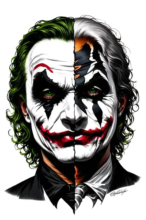 Joker Split Same Face