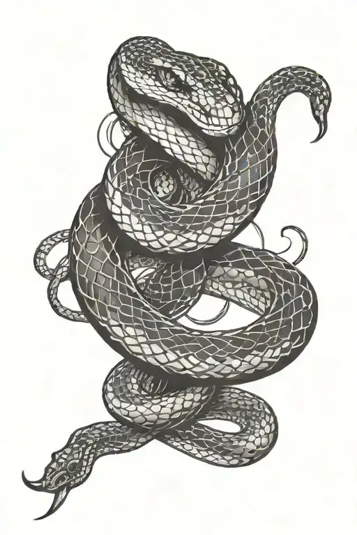Snake Wrapped