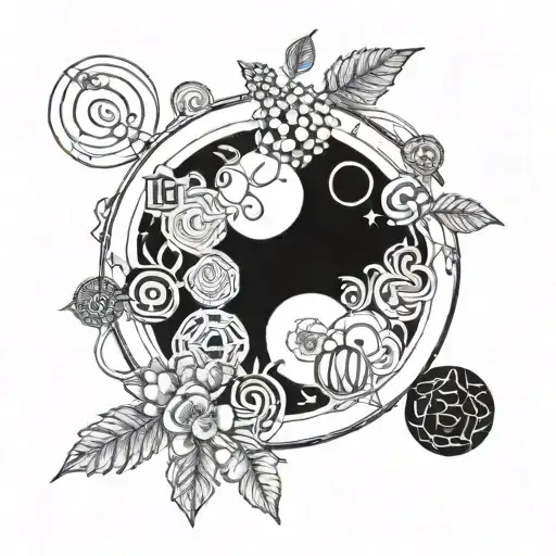 Black Circle With Things Coming In Or Out Of It