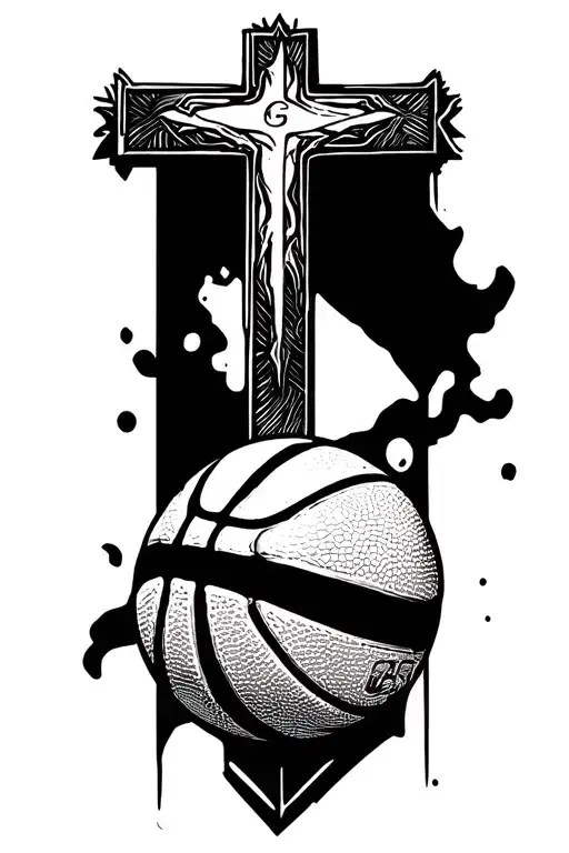 Naruto Basketball Christian Cross