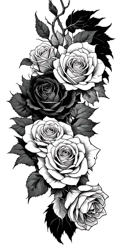 Heaven God Roses Intertwined Struggle