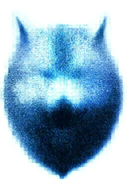 Growling Wolf Face And Realistic Rocky Mountains Inside