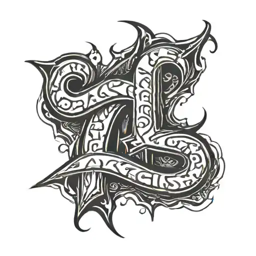 A Tattoo That Says Tyson In A Graffiti Font