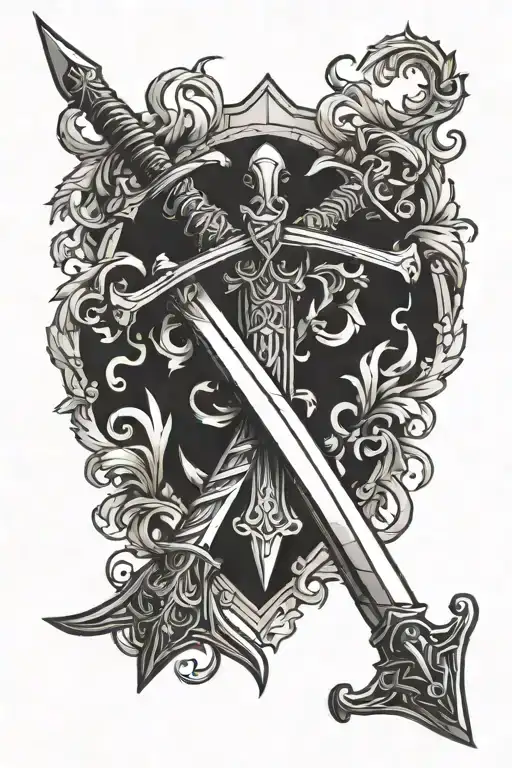 Two Crossed Swords