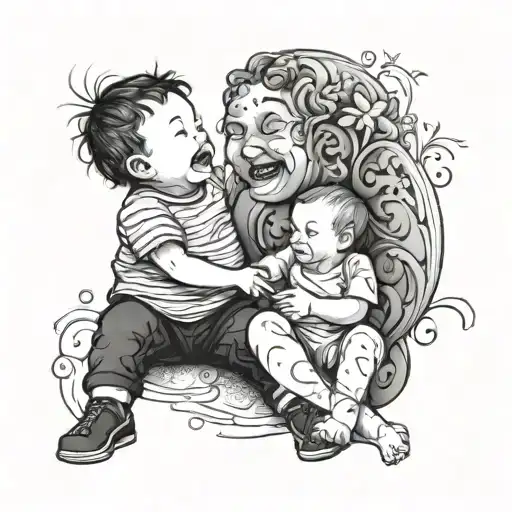 Happiness Of A Young Child