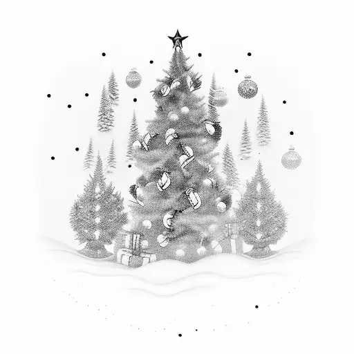 A Christmas Movie Scene With A Twist Of Dark Humor