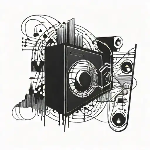 Incorporate Architectural Elements Into A Music-themed Tattoo Design