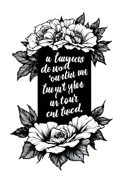 Quote Tattoo No Background