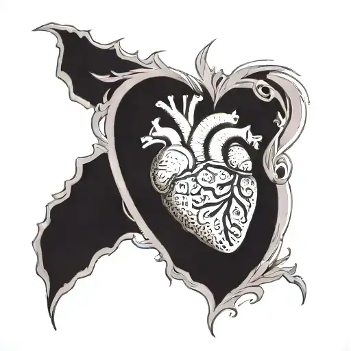 Heart With The Name Mauve