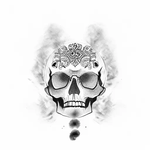 Skull With Smoke