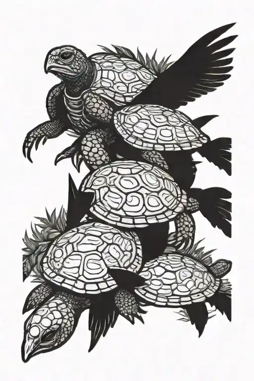 Crows Rose Forest Moon Mysticism Abouth Turtles Although He