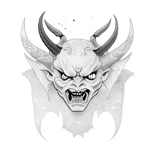 A Girl In The Form Of An Oni Demon