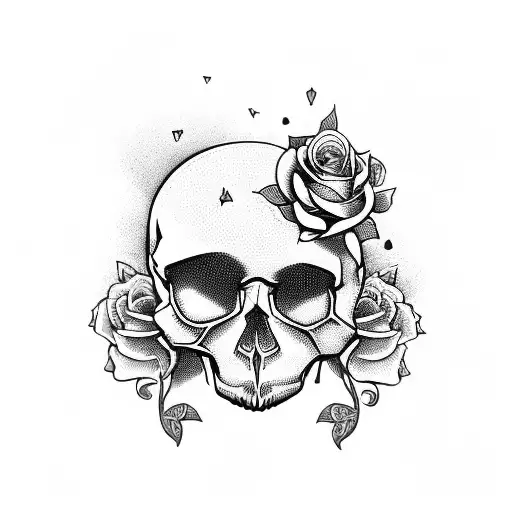 Skull And Roses