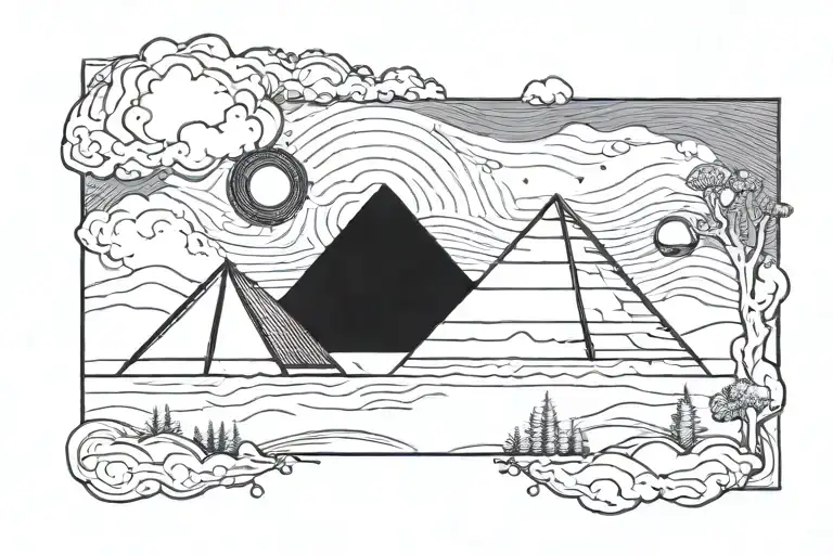 Pyramid Scenery Inner Upper Arm