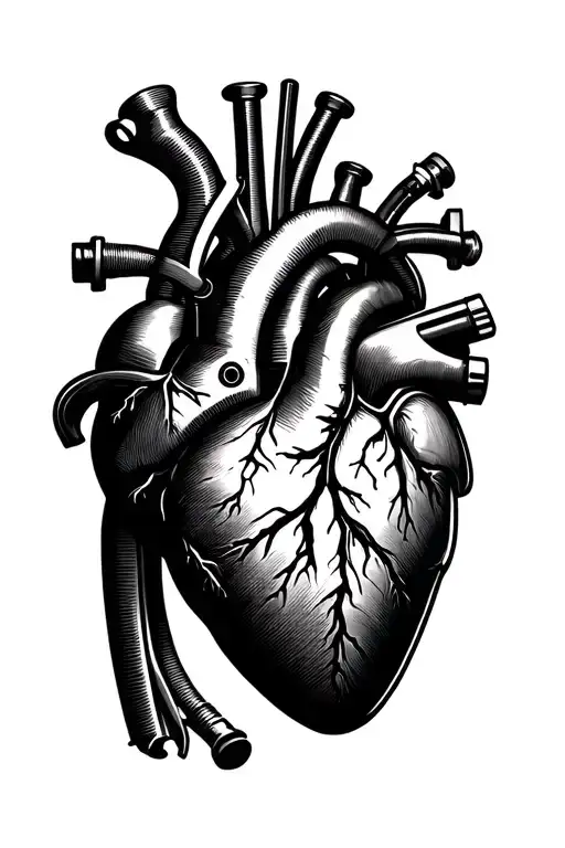 Brisser Heart With Piston And Turbo Without Any Detail
