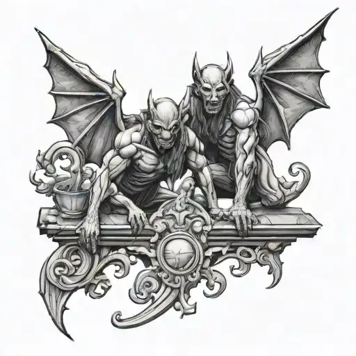 Gargoyles And Reapers Forearm