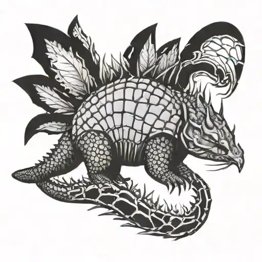 Armadillo Kaiju Collage