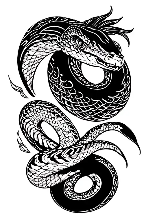 Polynesian Style Snake