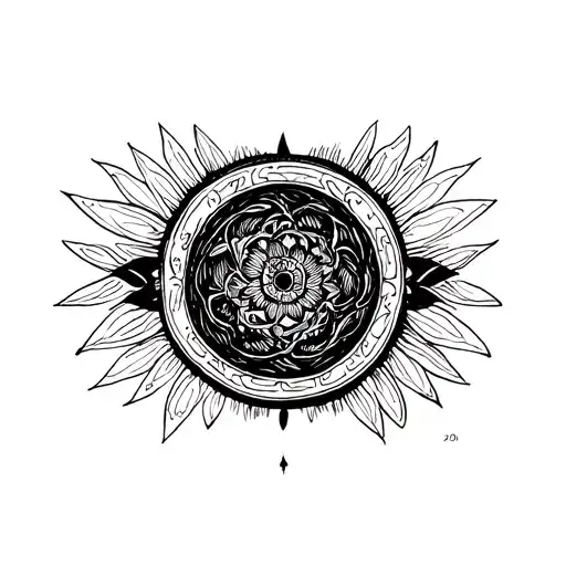 Circle Tattoo Design