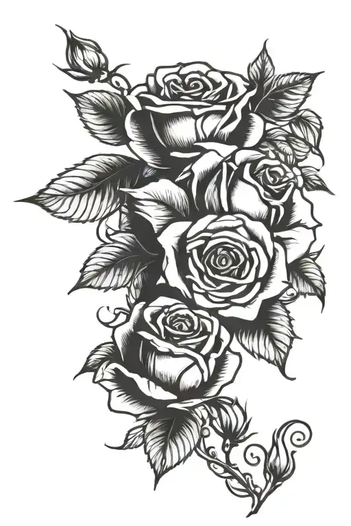 Roses Lined