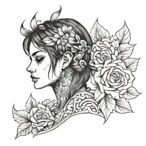 Tattoo With A Girl