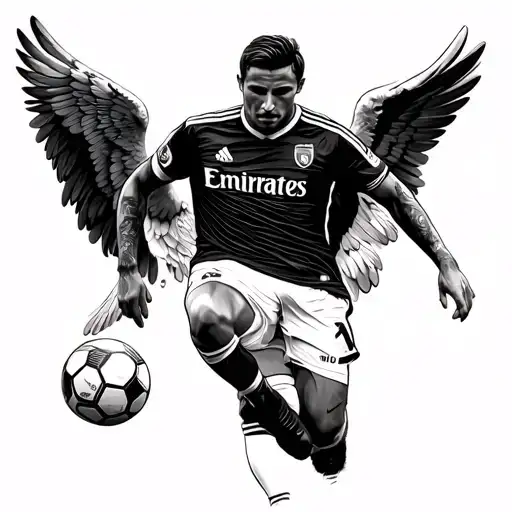 Footballer With Angels
