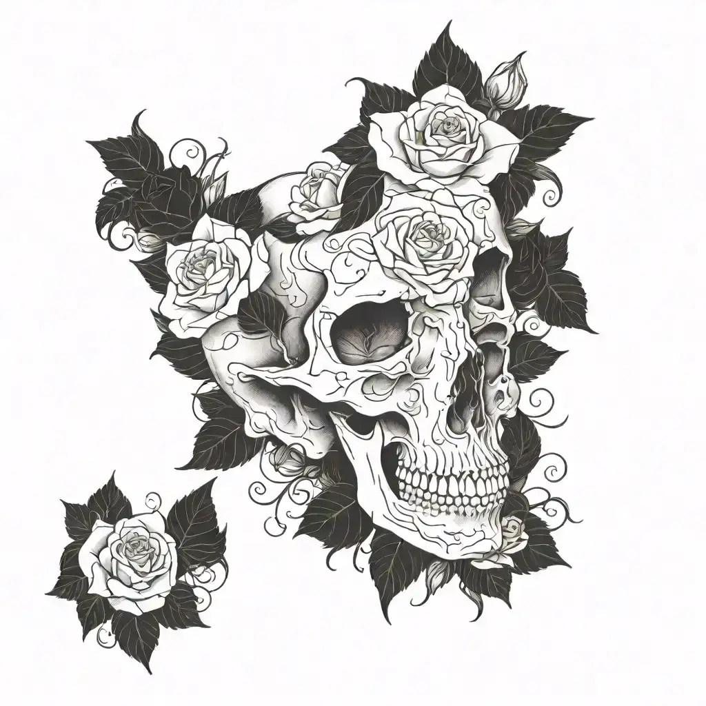 Skull And Roses