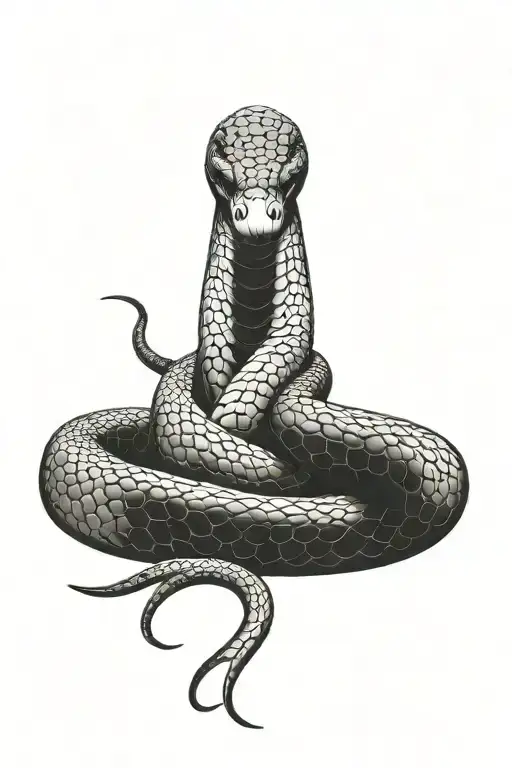 King Cobra Snake Wrapping