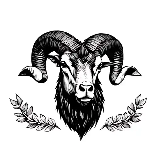 Ram Head Front View