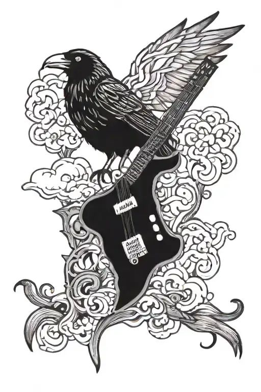 Crow Cloud Guitar