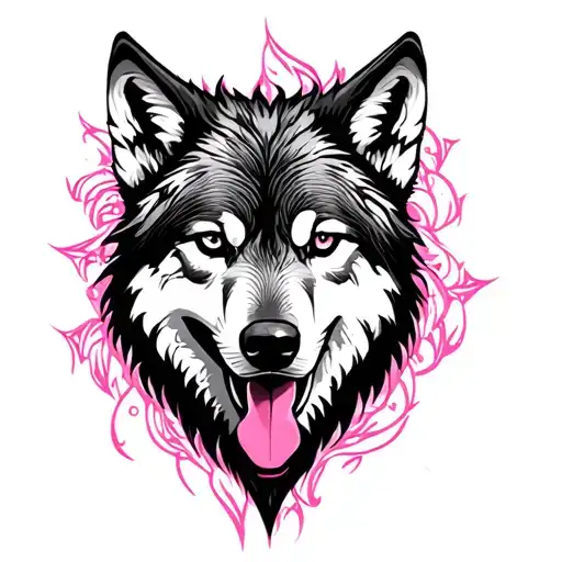Wolf And Pink