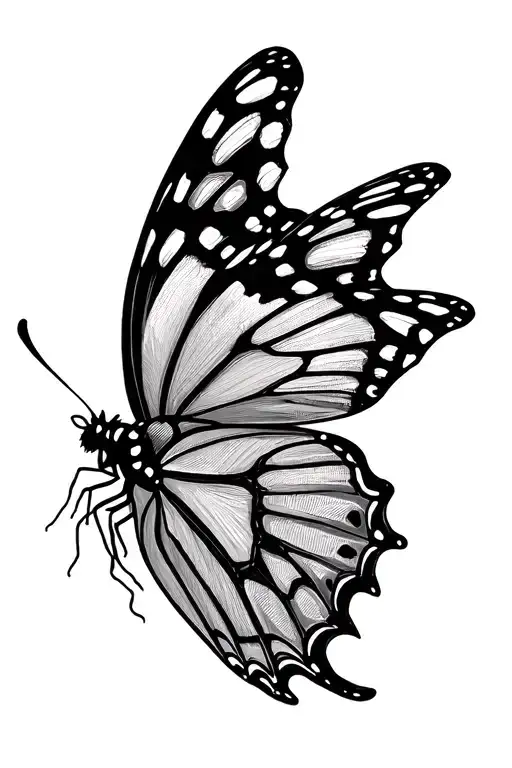 Butterfly Flying