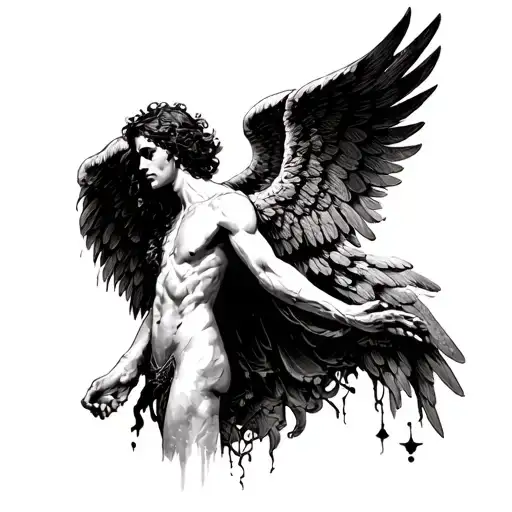 Icarus People Fallen Angel Wings