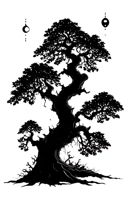 Poison Tree Silhouette