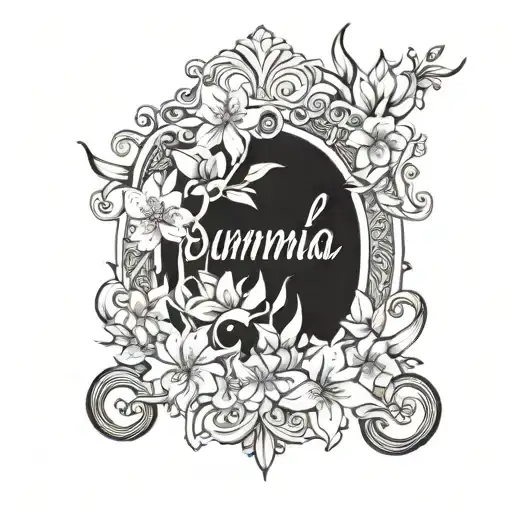 Oumnia Name Written