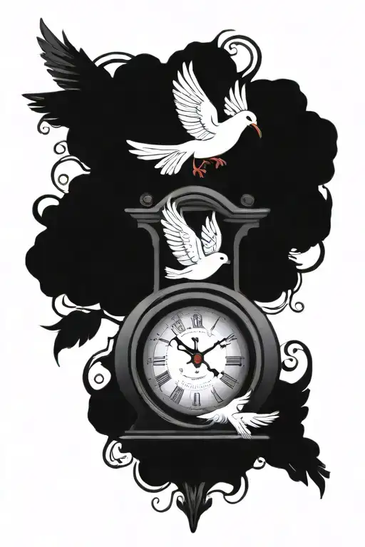 Dove And Clock